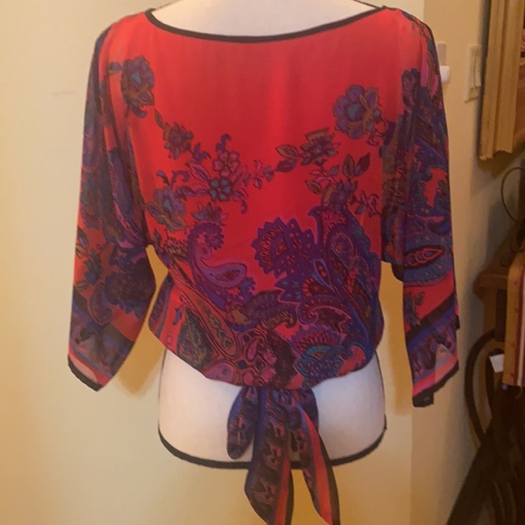 Cache multicolor blouse. - Picture 4 of 5